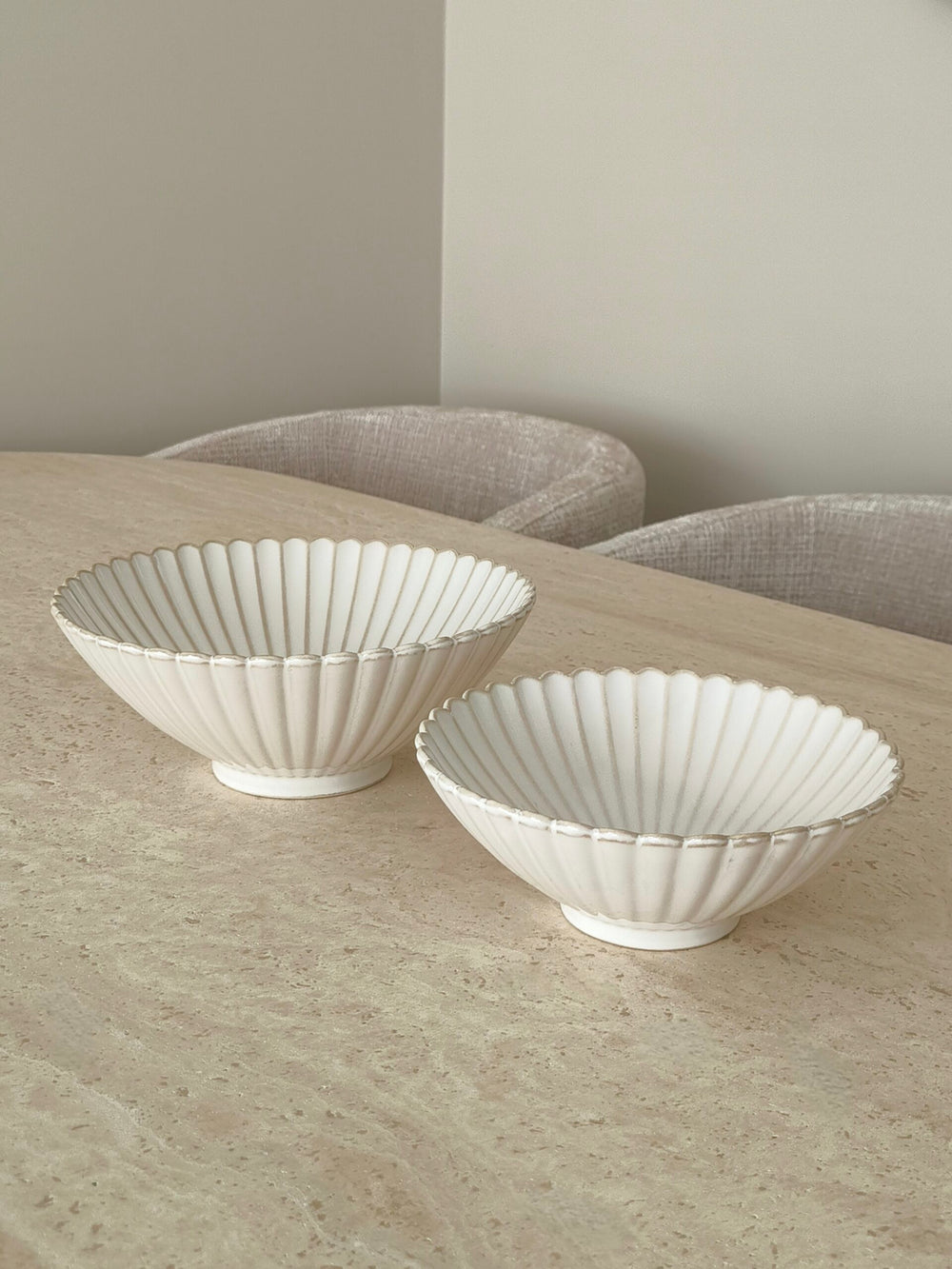 Bloomy Lotus saladeschaal | 2 stuks | 21-25 cm