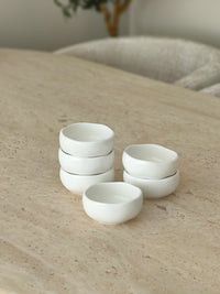 Diva dipschalen wit | 6 stuks | 9 cm