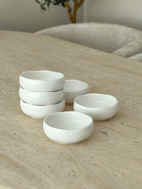 Diva snackschalen wit | 6 stuks | 12 cm