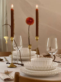 Lotus 24-delige serviesset voor 6 personen | wit