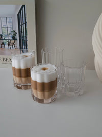 Luno drinkglas in bloemen design | 2 stuks | 300 ml