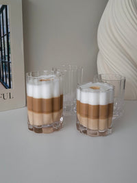 Luno drinkglas in bloemen design | 2 stuks | 300 ml