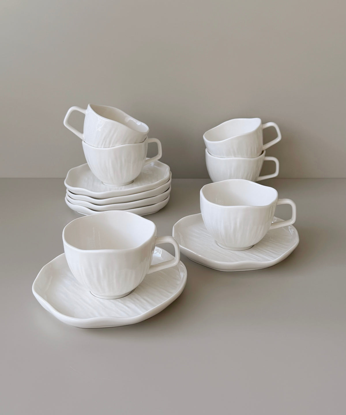 Fiora koffiekopjes set voor 6 personen