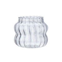 Stripe wave borosilicaat glazen beker