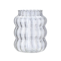 Stripe wave borosilicaat glazen beker
