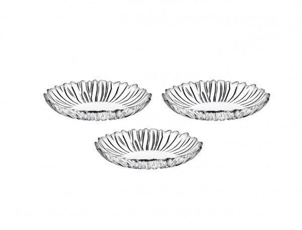 Pasabahce Aurora schaaltjes ovaal | 3 stuks | 15,5 cm