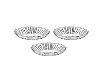 Pasabahce Aurora schaaltjes ovaal | 3 stuks | 15,5 cm