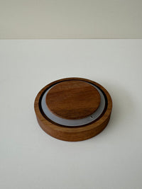Voorraadpot bubble met acacia houten deksel