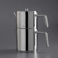 Jumbo Metalix RVS inductie theepot – 18/10 Roestvrijstaal – 1,5 + 1,1 Liter