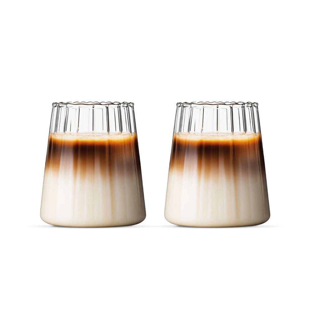 Linea triangle borosilicaatglas | 2 stuks | 350 ml