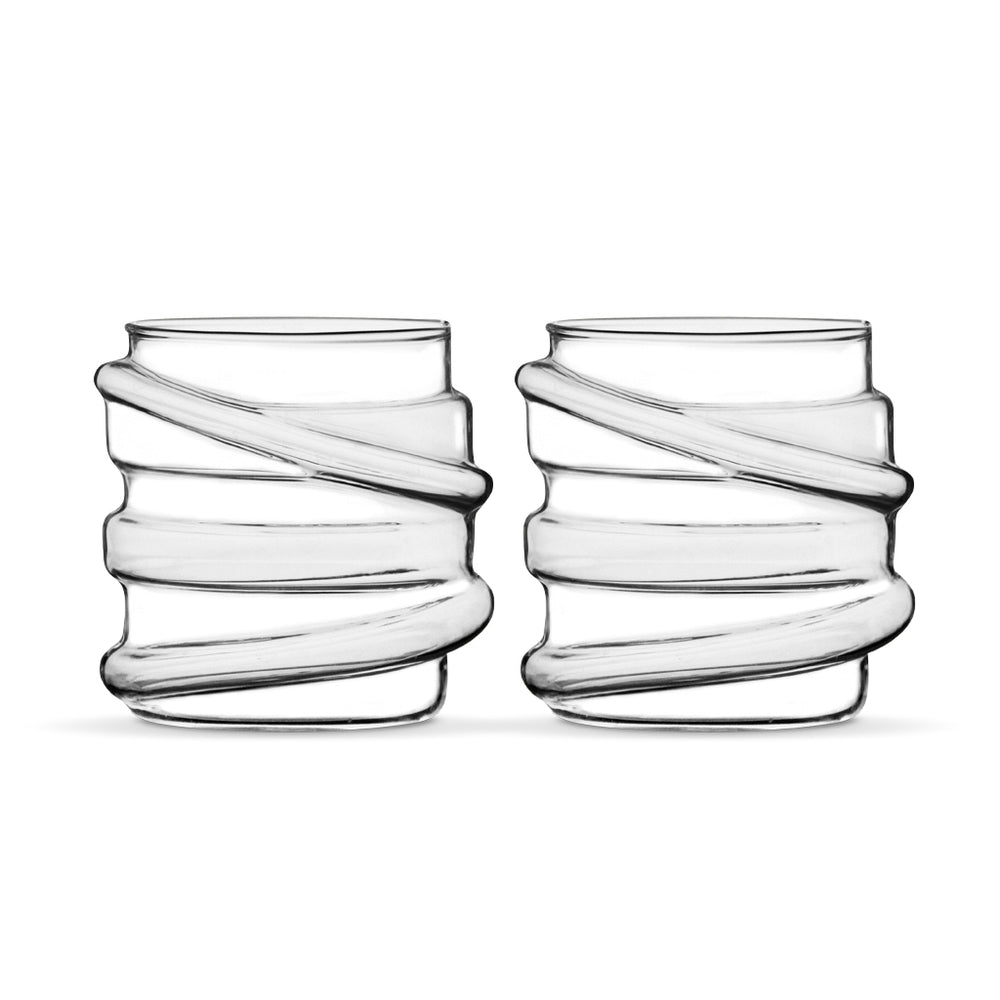 Swirl borosilicaatglas | 2 stuks | 420 ml