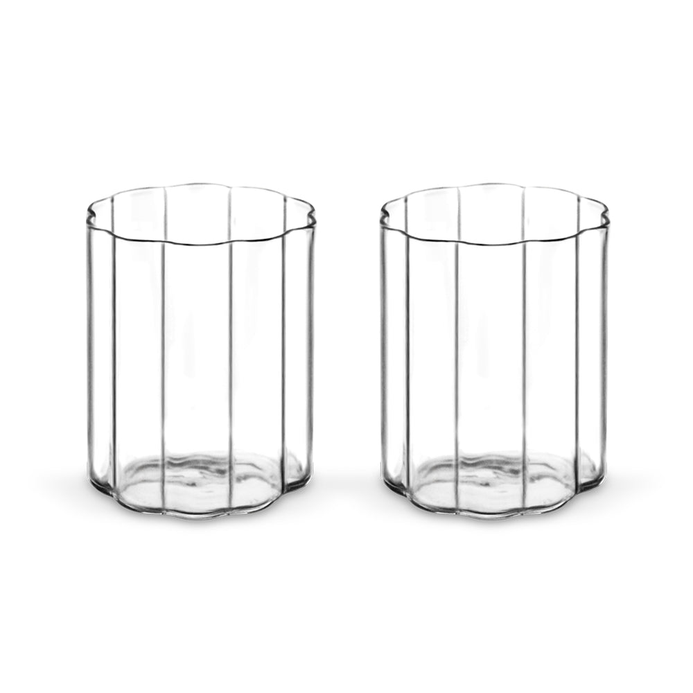 Flora borosilicaat drinkglas | 2 stuks | 250 ml