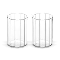 Flora borosilicaat drinkglas | 2 stuks | 320 ml