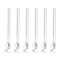 Glazen theelepels | 6 stuks | 10,5 cm