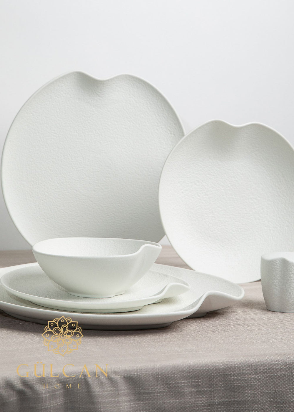 Bricard Dax 27-delig serviesset voor 6 personen | mat wit