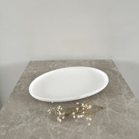 Serveerschaal ovaal | 2 stuks | wit