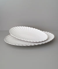 Bloomy Lotus serveerschaal ovaal | 2 stuks | 30-36 cm
