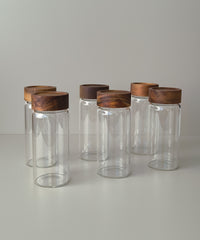 Space acacia kruidenpotjes rond | 6 stuks | 400 ml