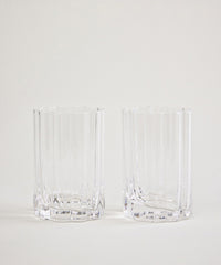 Luno drinkglas in bloemen design | 2 stuks | 300 ml