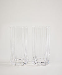 Luno drinkglas in bloemen design | 2 stuks | 450 ml