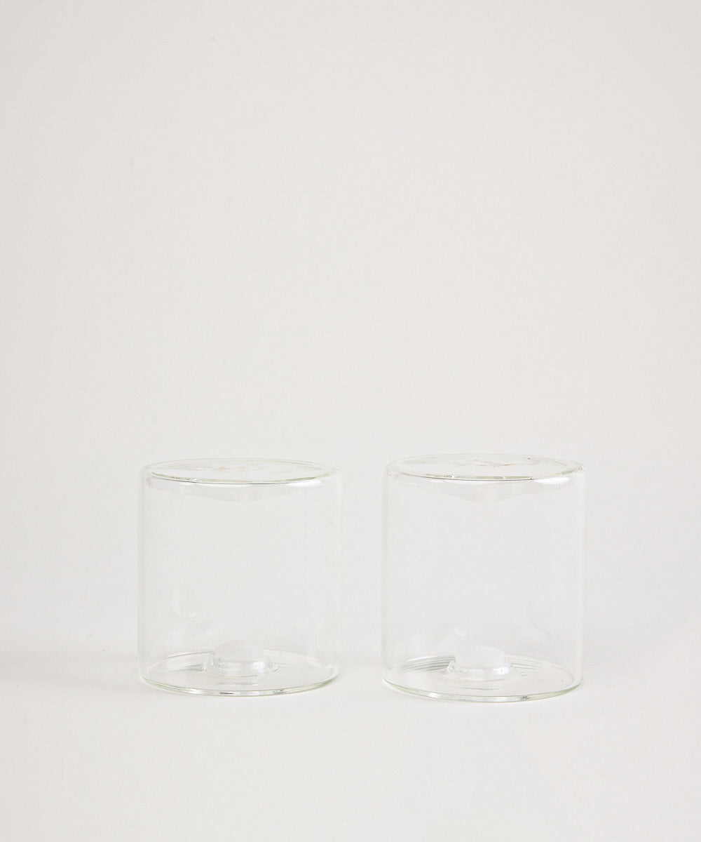 Sade Zout- & Peperstel – Transparant Borosilicaatglas | 2 Delig