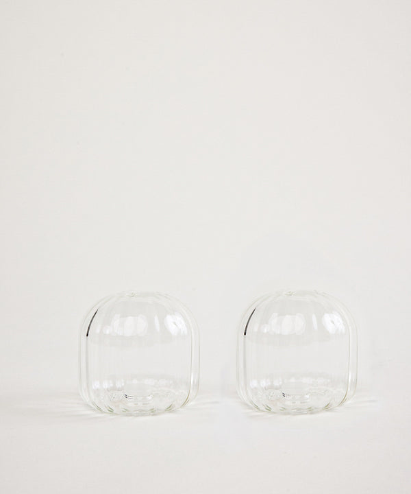 Cutie Zout- & Peperstel Gestreept – 2 Delig Borosilicaatglas