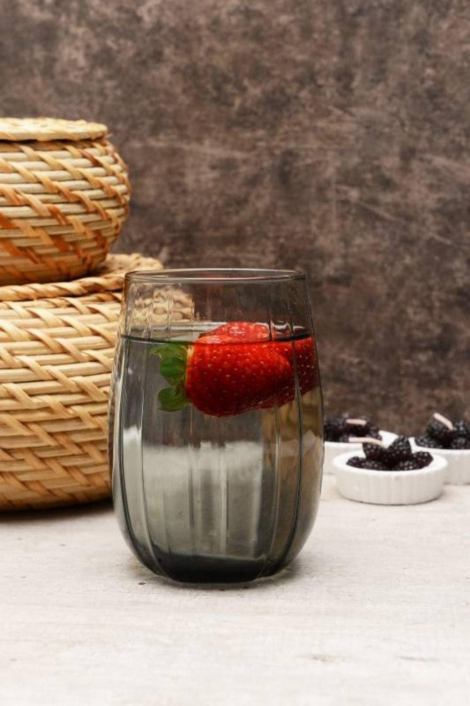 Pasabahce Linka zwarte drinkglazen 3 stuks –