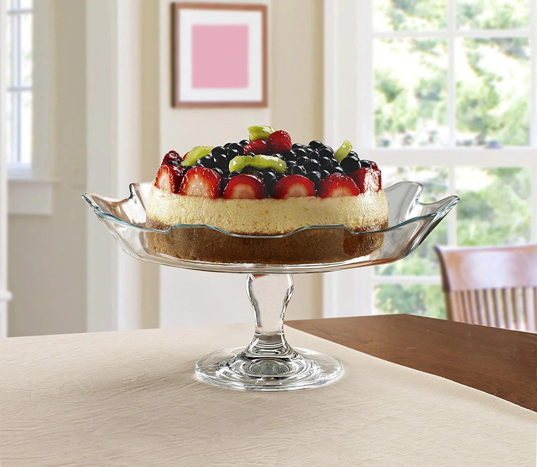 Pasabahce Patisserie taartplateau op voet | 32 cm