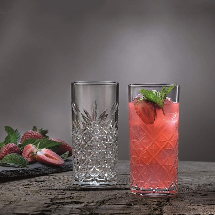 Pasabahce Timeless longdrink glazen | 4 stuks | 365 ml