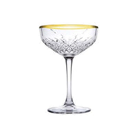 Pasabahce Timeless Golden Touch champagne glazen 4 stuks – 255 cc