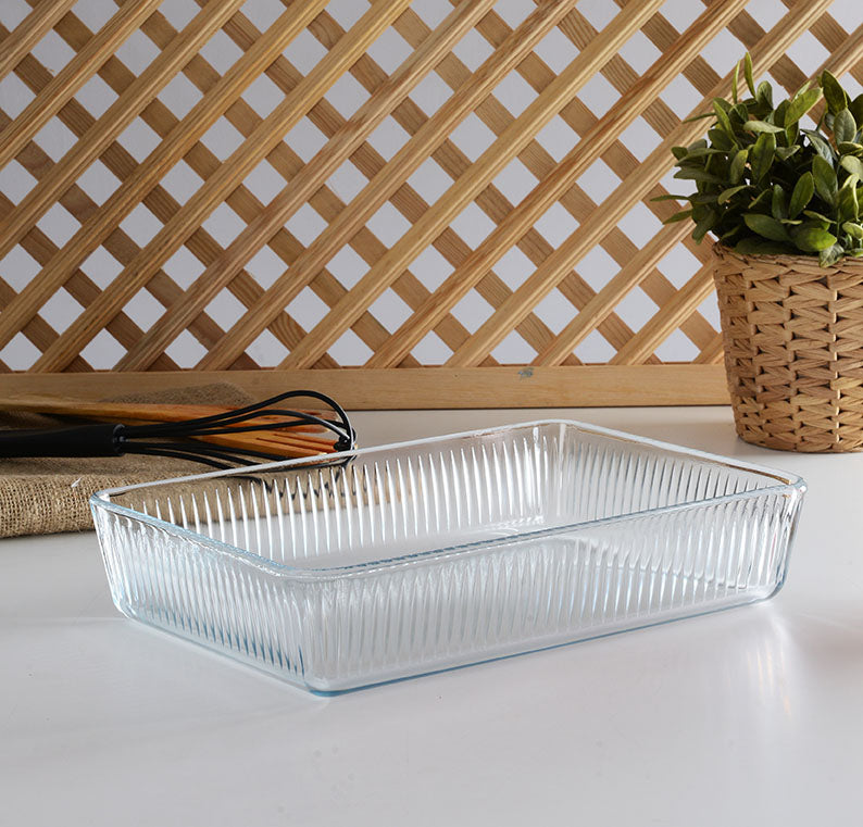 Pasabahce Borcam premium | Elysia glazen ovenschaal | 30,6 x 20,9 cm