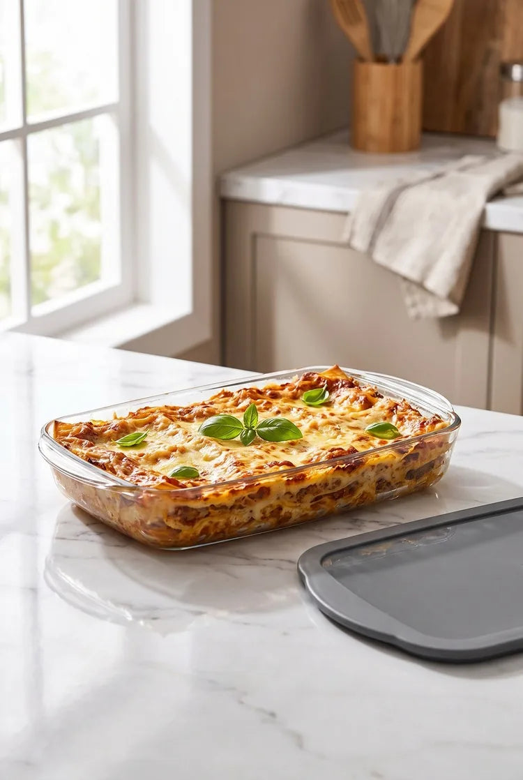 Paşabahçe Borcam ovenschaal met deksel 1950 ml