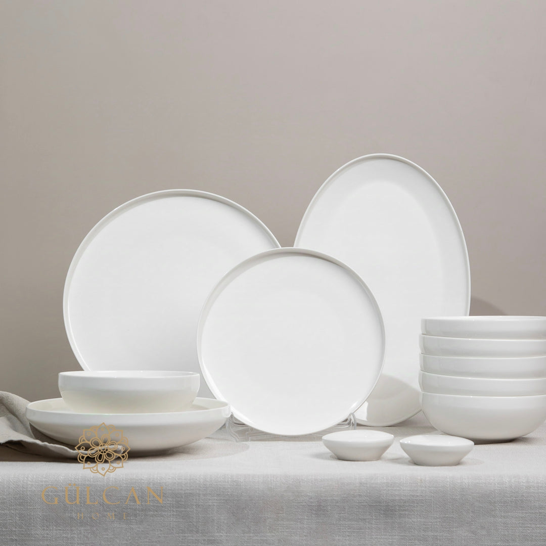 Bricard Canet 6 persoons serviesset | 27-delig | wit