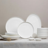 Bricard Canet 6 persoons serviesset | 27-delig | wit