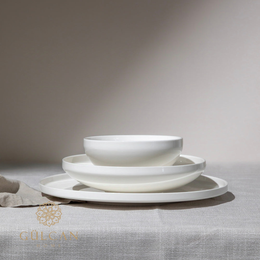 Bricard Canet 6 persoons serviesset | 27-delig | wit
