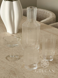 Clover Ripple glazen kort | 6 stuks | 330 ml