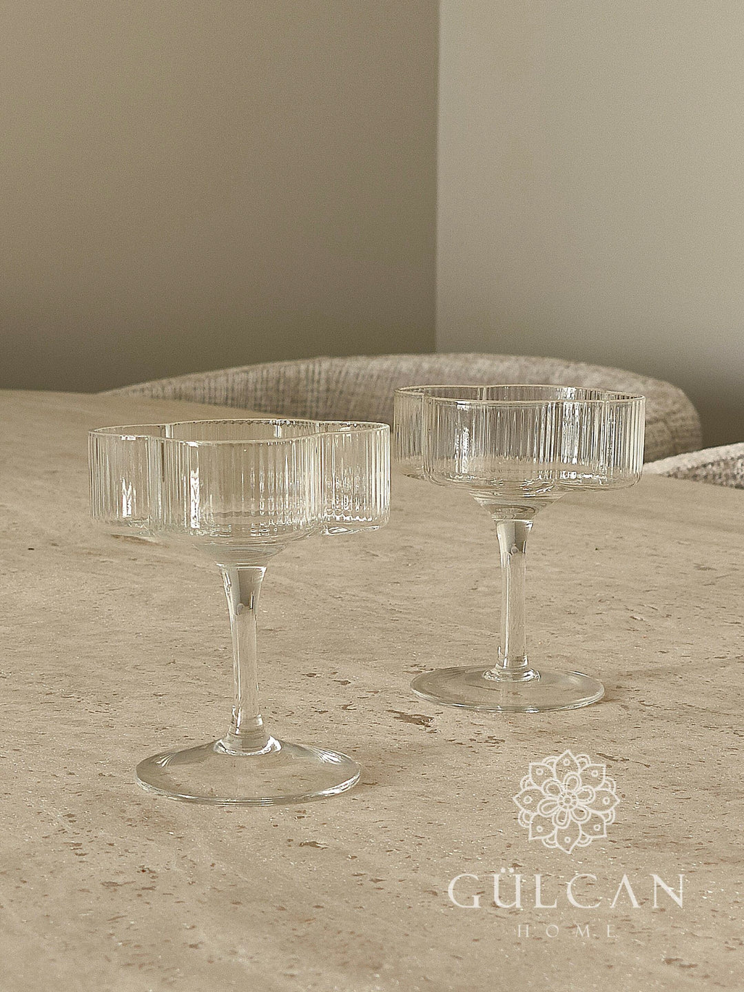 Clover Ripple champagne glazen | 6 stuks | 160 ml