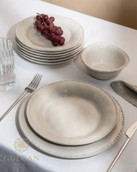 Piraye 24-delige serviesset voor 6 personen | Beige