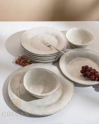 Piraye 24-delige serviesset voor 6 personen | Beige