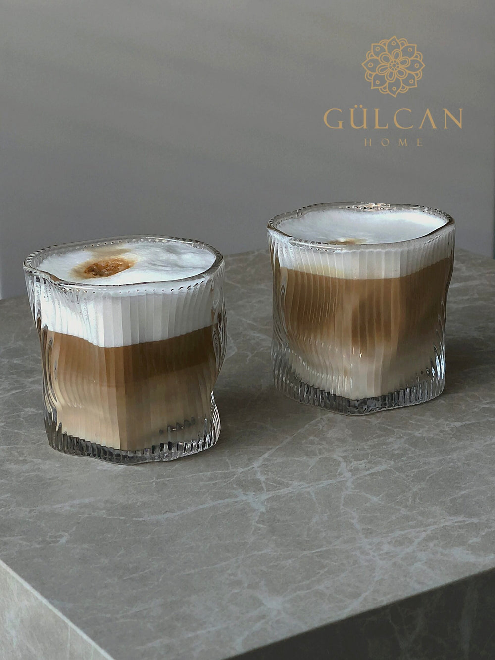 Diamond clear stripe glas | 6 stuks | 200 ml