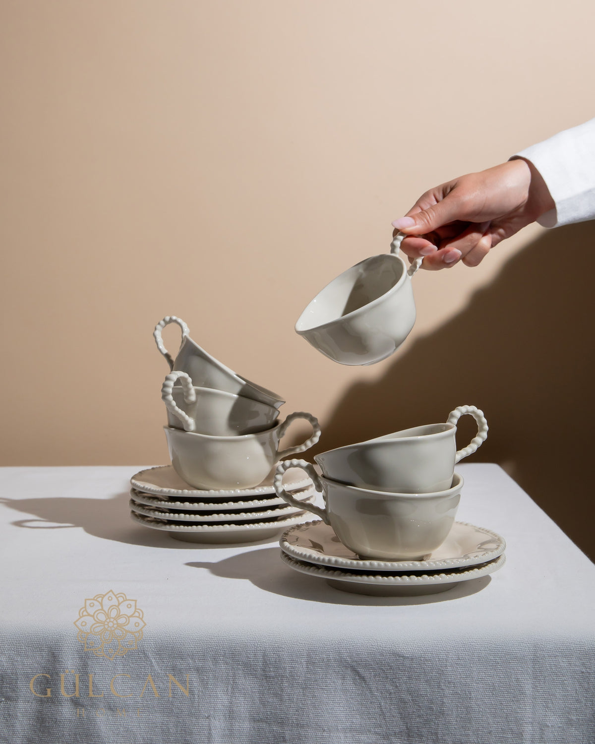 Piraye koffiekopjes set voor 6 personen