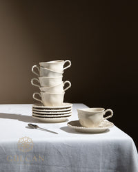 Piraye espressokopjes set voor 6 personen