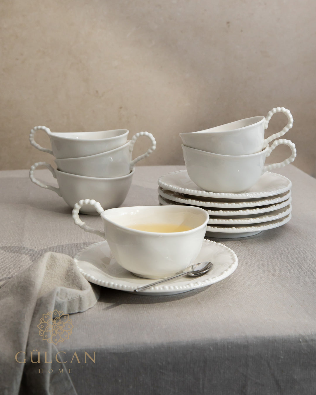 Piraye koffiekopjes set voor 6 personen