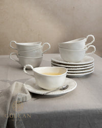 Piraye koffiekopjes set voor 6 personen