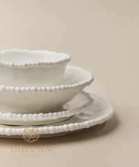 Pearly serviesset 26-delig voor 6 personen – Wit