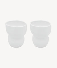 Organic Keramieken Mok 2 stuks | Wit