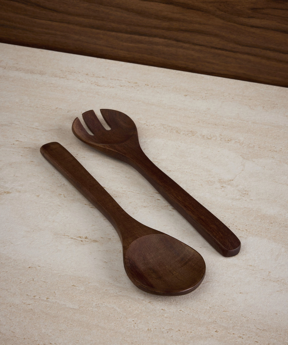 Cleo acacia houten saladebestek | 2-delig