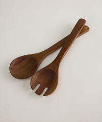 Cleo acacia houten saladebestek | 2-delig