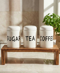 Mien kruidenpotjes porselein | 3 stuks | 700 ml