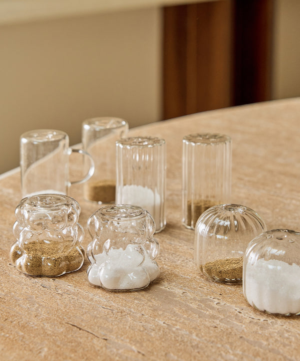 Zout- & Peperstel – 2 Delig Borosilicaatglas